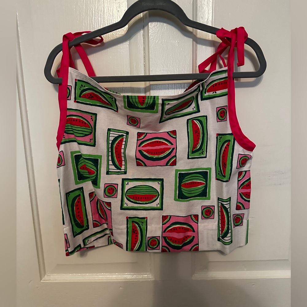 Watermelon crop top